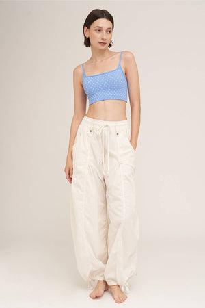 Polka Dot Bralette:French Roast