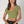 V Neck Crop Tee: Chili Oil