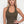 Floral Lace Halter Crop Top: Earth Olive
