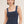 Checked Square Neck Top: Gunmetal