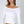 Waffle Off Shoulder LS Top: White