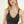 Vintage Ribbed V-Neck Bra Top: Vintage Rain Forest