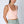 Clean Line Racerback Crop Top: White