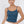 White Polka Dot Strap Cami: Deep Sea Blue