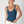 Deep V Neck Ribbed Top: White