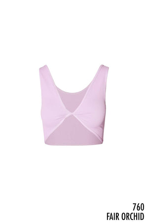 Reversible Twist Bra Top: White