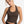 Floral Lace Halter Crop Top: Black