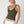 Deep V Neck Ribbed Top: Bluebird
