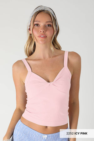 Double Twist Top: Black