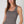 Reversible Lace Textured Tank Top:Black