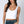 Clean Line Racerback Crop Top: White