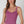 Deep V Neck Ribbed Top: Desert Flowers