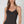 Lace Textured Cami: Black