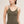 Clean Line V Neck Cami:Earth Olive