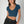 V Neck Crop Tee: Chili Oil