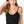 RIBBED V NECK CROP TOP : BLACK