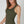 Reversible Lace Textured Tank Top:Black