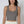 Clean Line Racerback Crop Top:Crown Blue