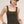 Checked Square Neck Top:Milk Tea