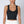 Clean Line Racerback Crop Top: White