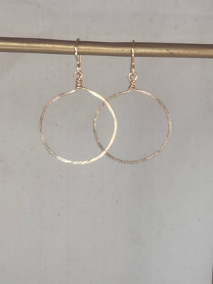 14K Gold-Filled Small Round Hoop Earrings