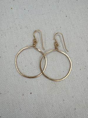 14K Gold-Filled Small Round Hoop Earrings