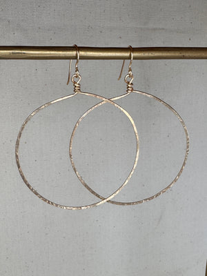 14k Gold-Filled Large Round Hoop Earrings