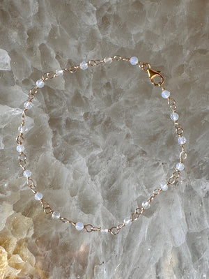 Gold and Opalite Bracelet