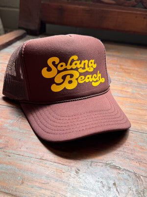 Solana Beach Trucker Hat-Retro