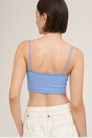 Polka Dot Bralette:French Roast