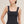 Checked Square Neck Top:Milk Tea