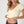 V Neck Crop Tee: Chili Oil