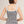 Checked Square Neck Top: Gunmetal