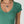 V Neck Crop Tee: Chili Oil