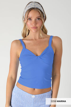 Double Twist Top: Black
