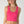 Clean Line Racerback Crop Top:Crown Blue