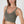 Vintage Ribbed V-Neck Bra Top: Vintage Rain Forest