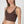 Vintage Ribbed V-Neck Bra Top: Vintage Black