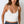RIBBED V NECK CROP TOP : BLACK