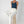 Deep V Neck Ribbed Top: White