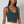 Clean Line Racerback Crop Top: White
